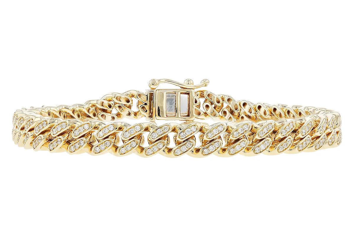 Diamond Bracelet in yellow gold