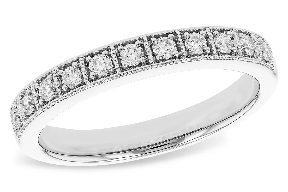 Diamond Wedding Band in white gold