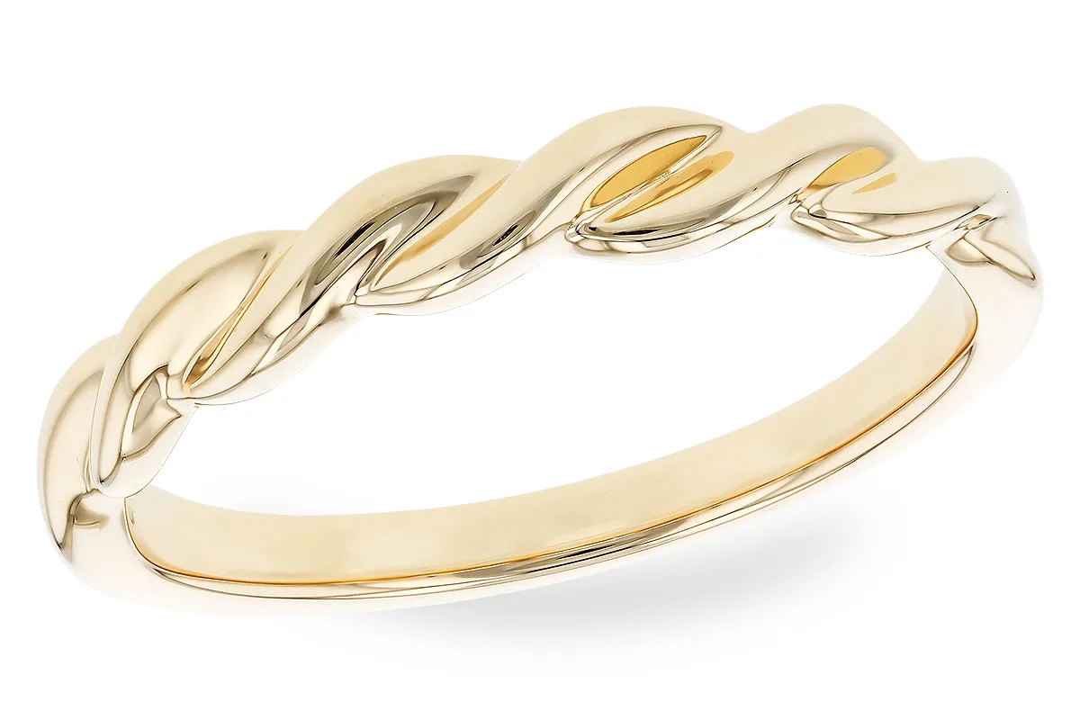 Gold Wedding Band in yellow gold