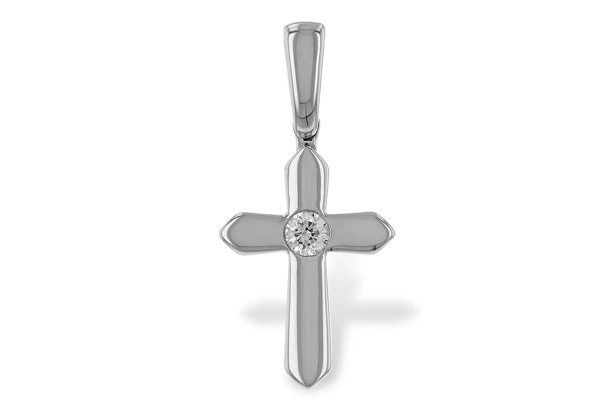 Diamond Pendant in white gold