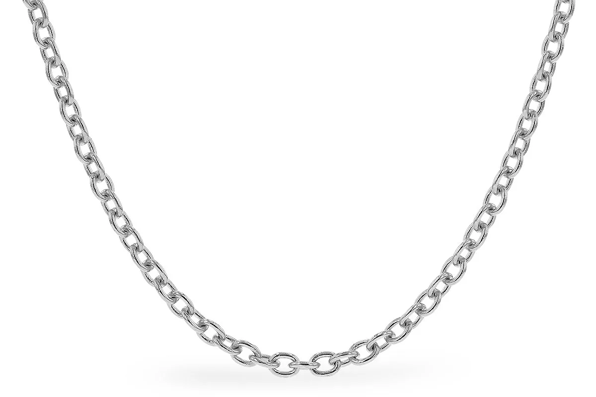 Cable Chain in white gold
