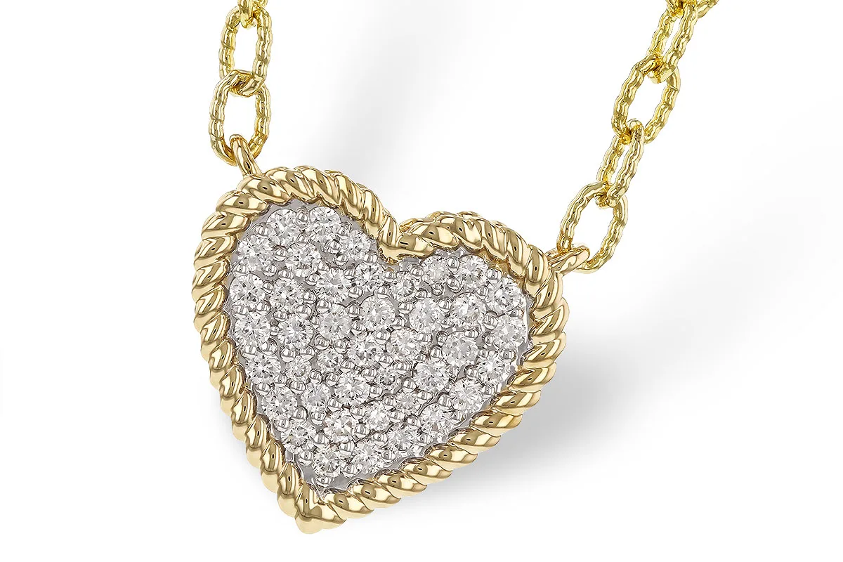 Diamond Necklace in yellow gold