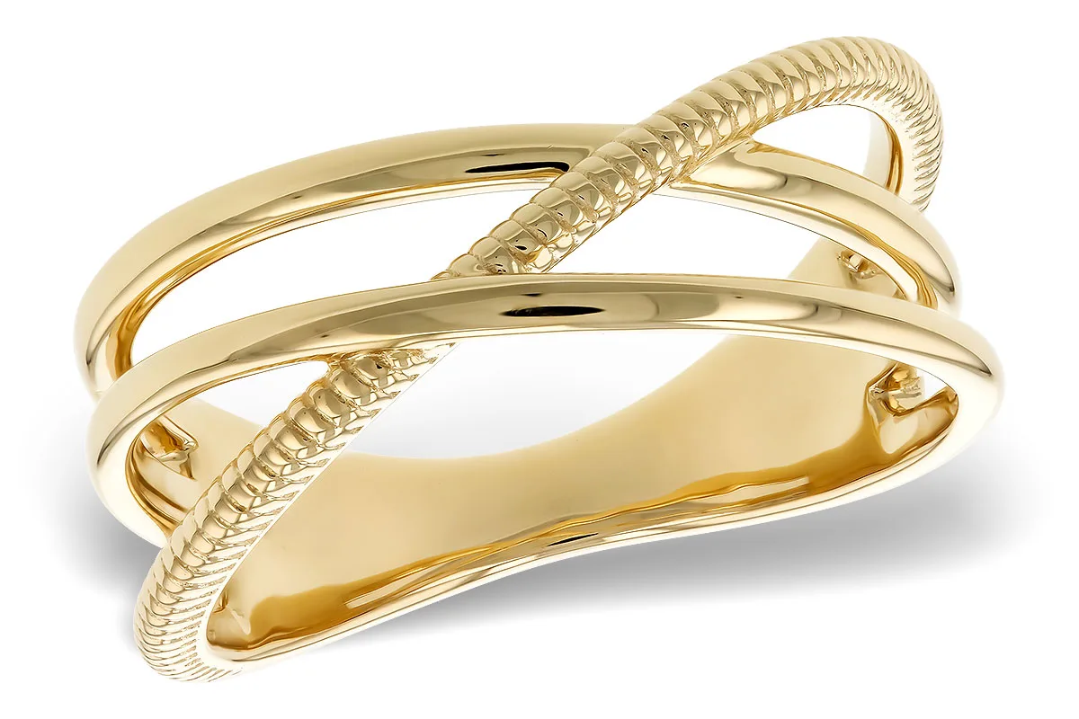 Gold Wedding Band in yellow gold