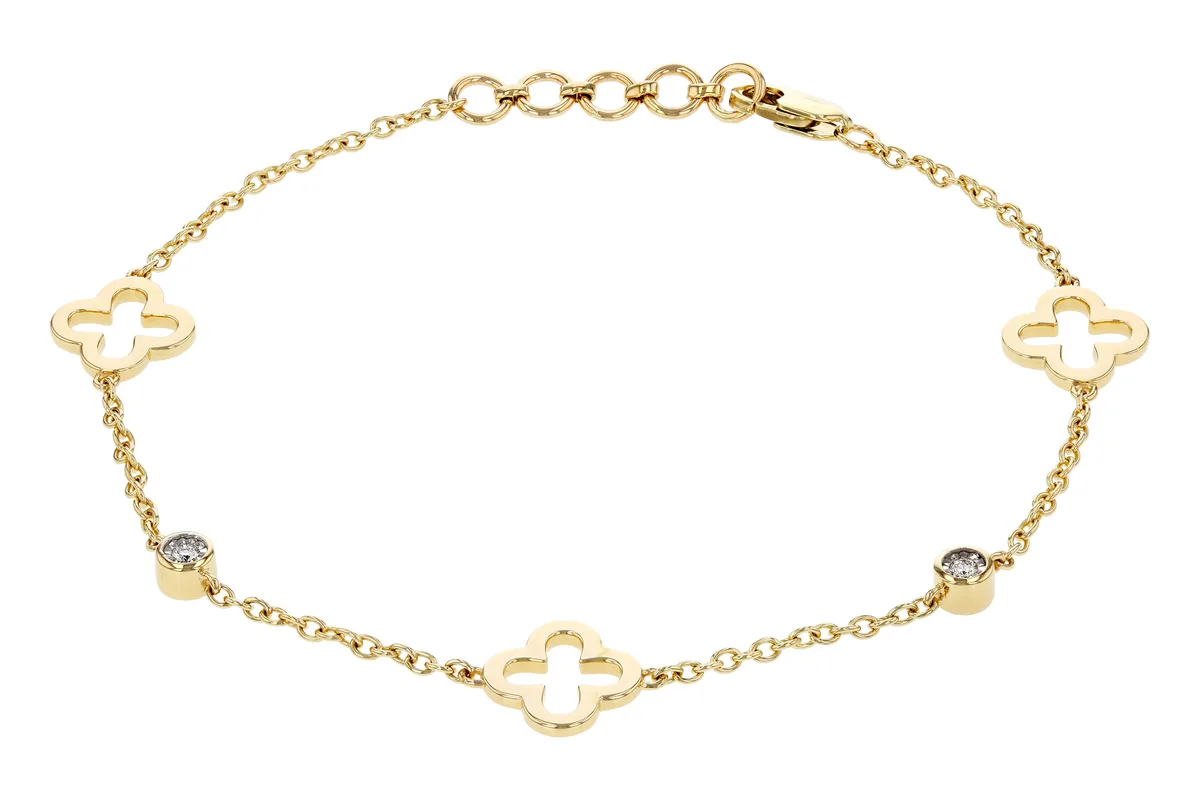 Diamond Bracelet in yellow gold