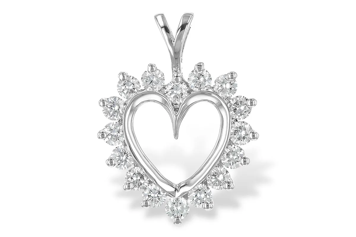 Diamond Pendant in white gold