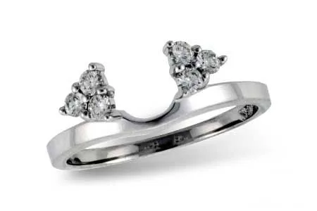 Diamond Ring Enhancer in white gold