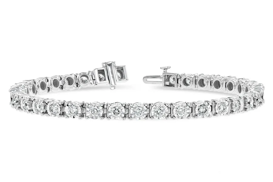 Diamond Bracelet in white gold