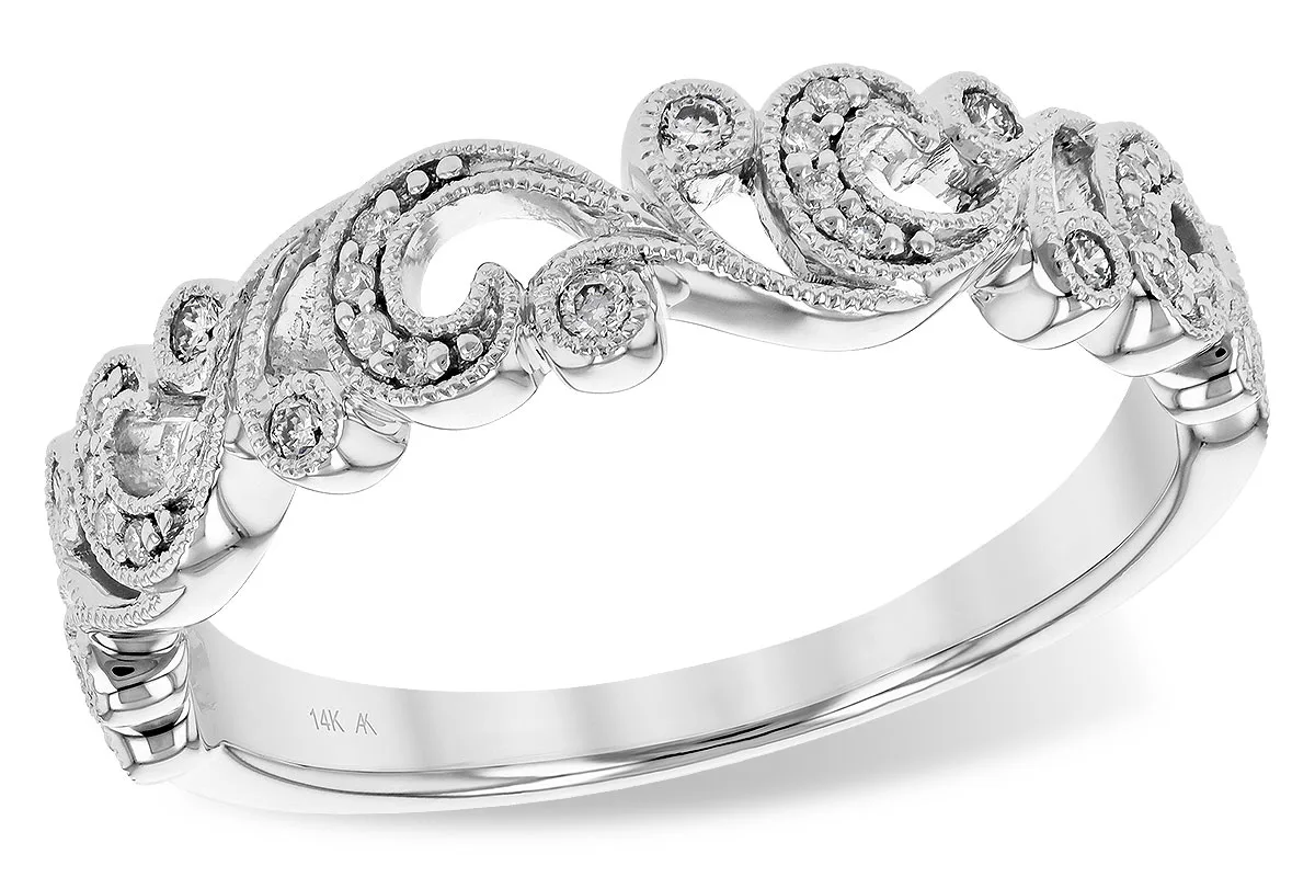 Diamond Wedding Band in white gold