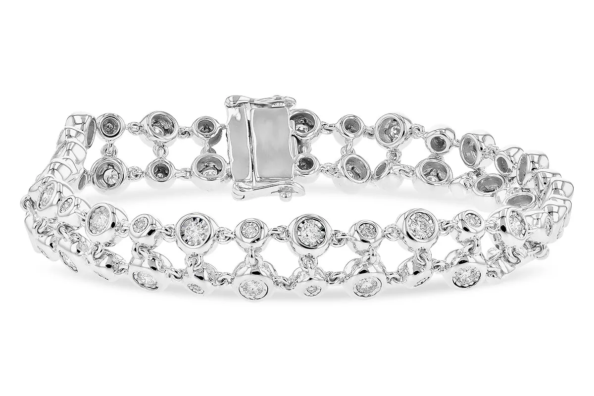 Diamond Bracelet in white gold