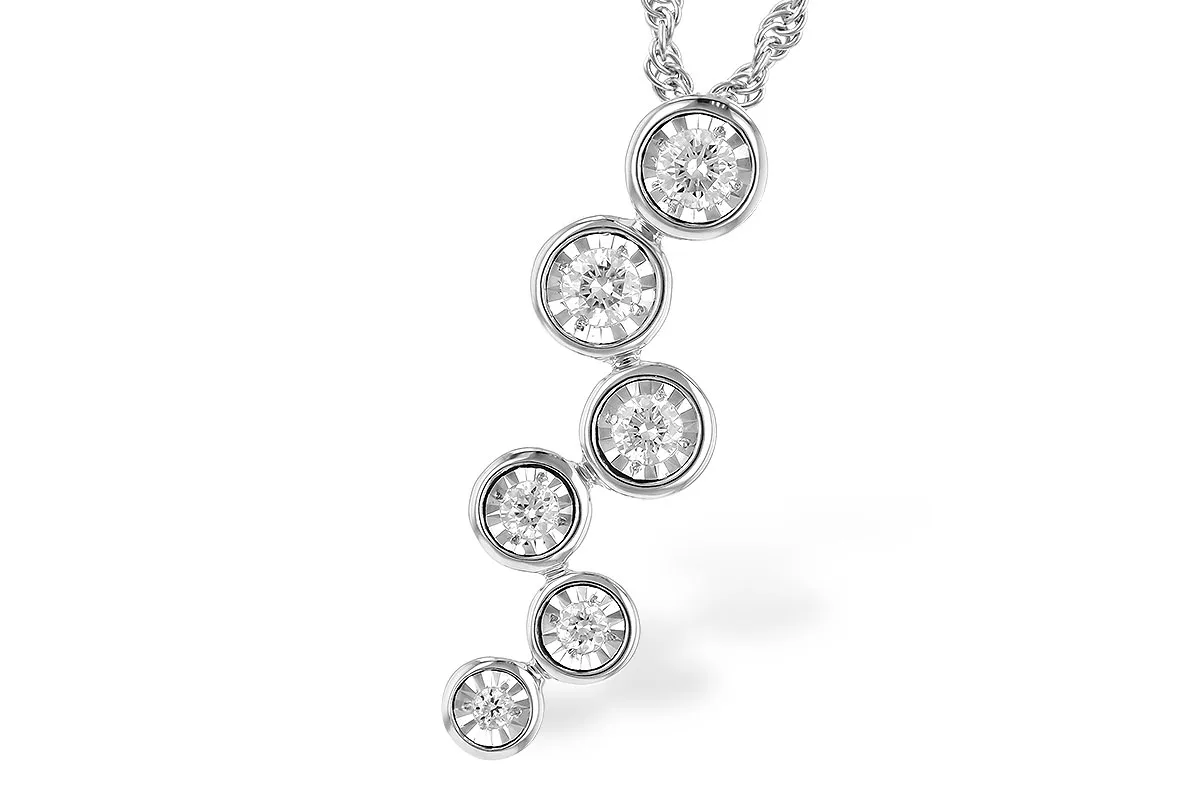 Diamond Necklace in white gold