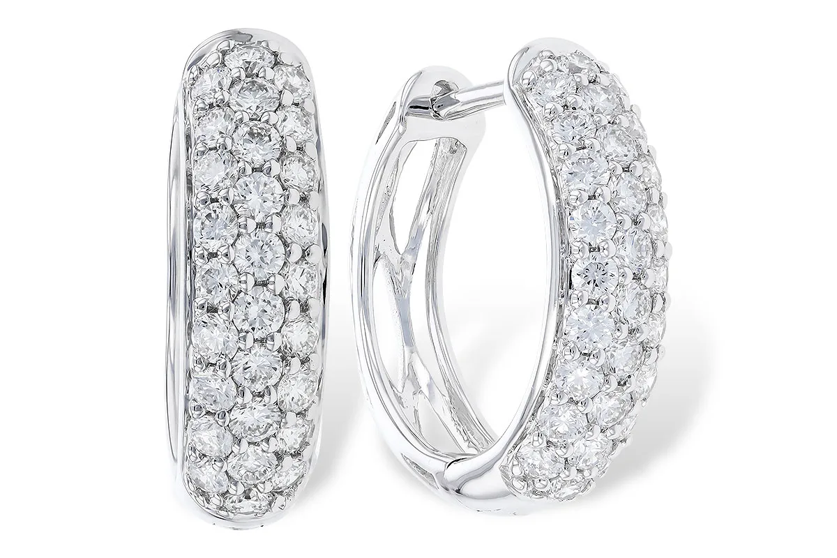 Diamond Earrings in white gold