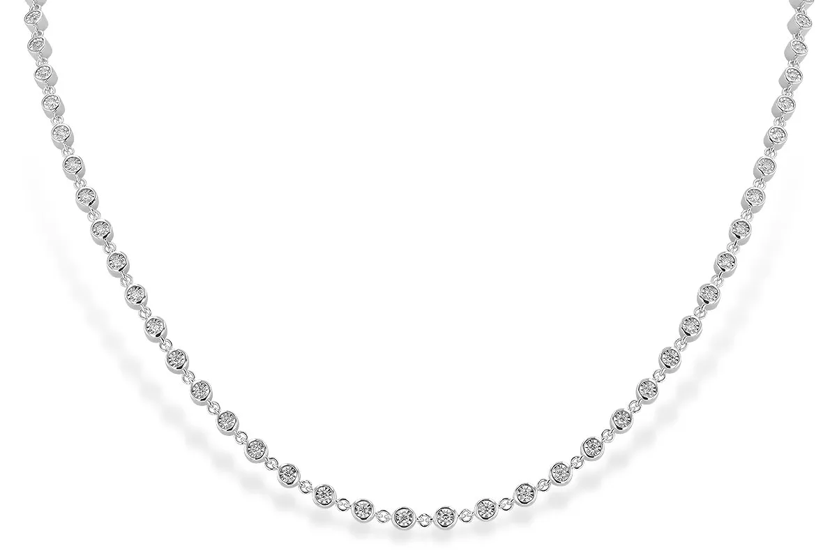 Diamond Necklace in white gold