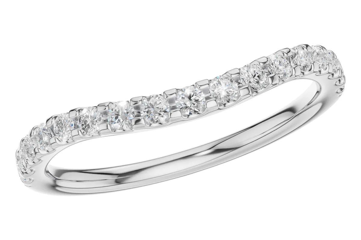Diamond Wedding Band in white gold