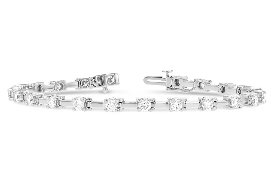 Diamond Bracelet in white gold