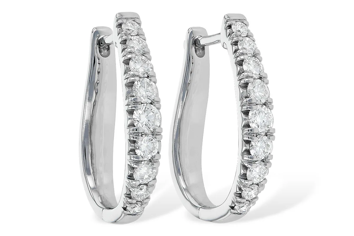 Diamond Earrings in white gold