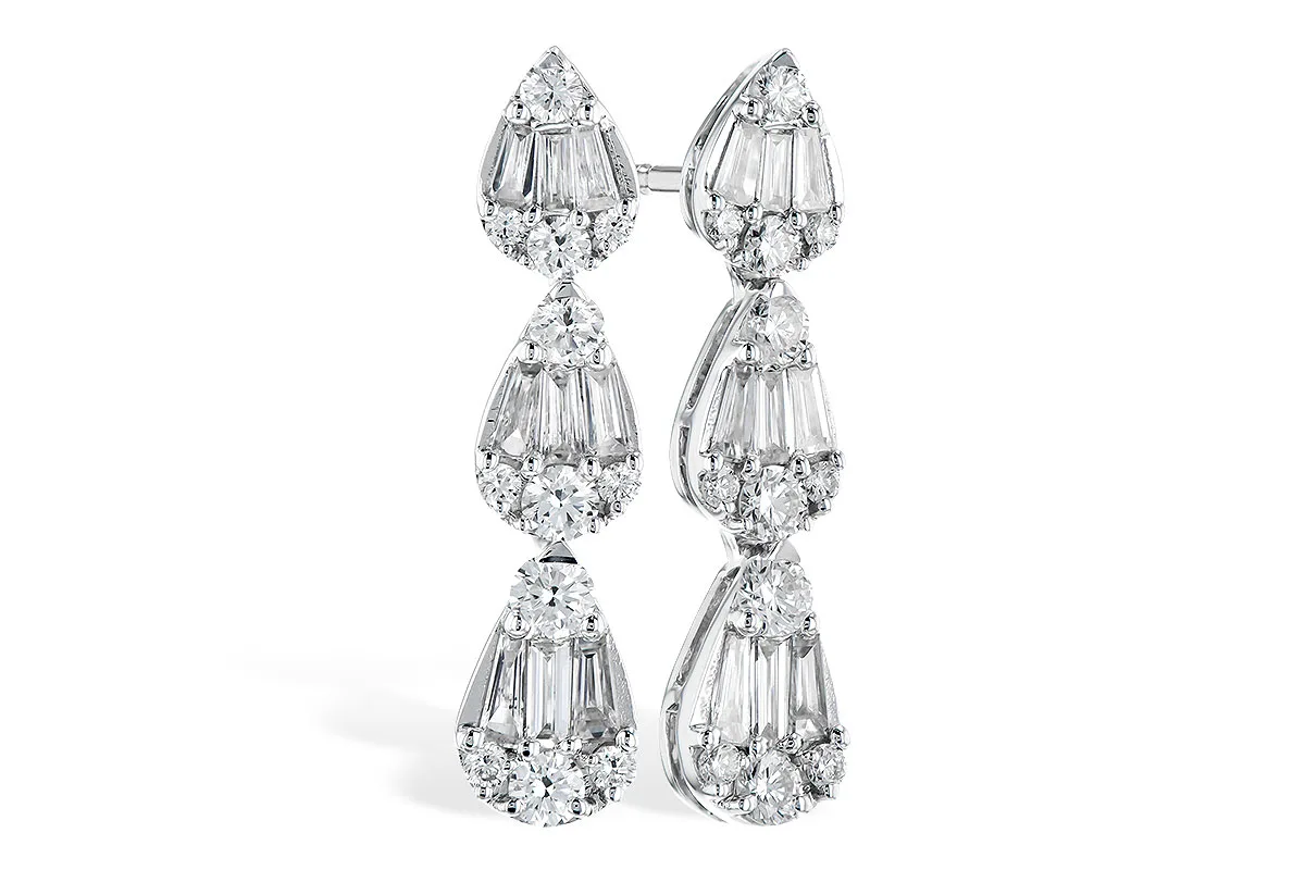 Diamond Earrings in white gold