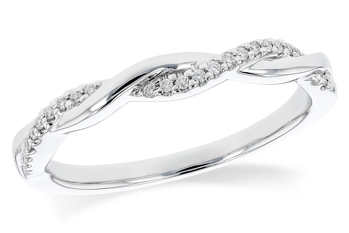 Diamond Wedding Band in white gold