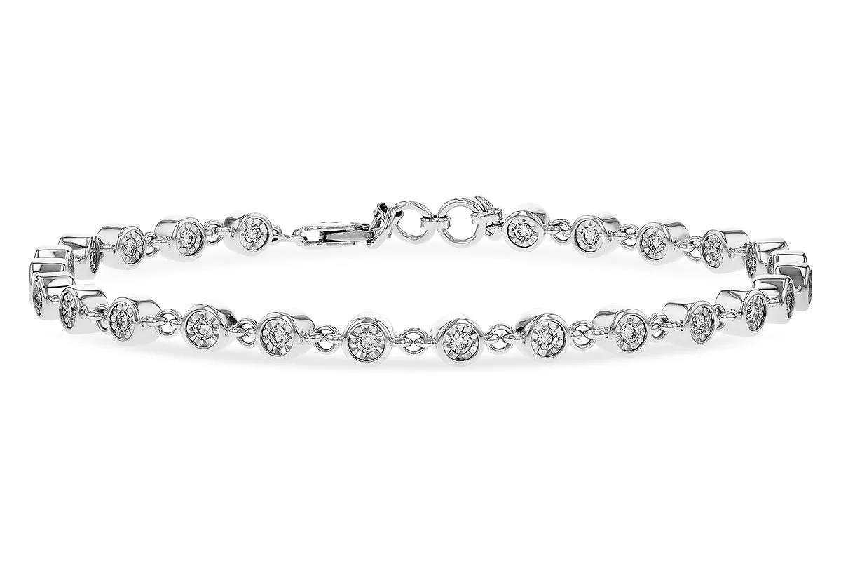 Diamond Bracelet in white gold