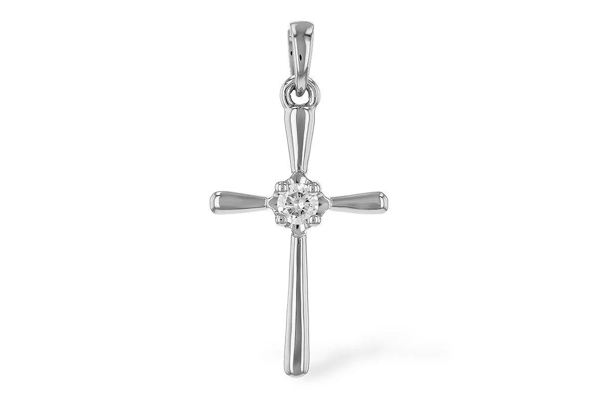 Diamond Pendant in white gold