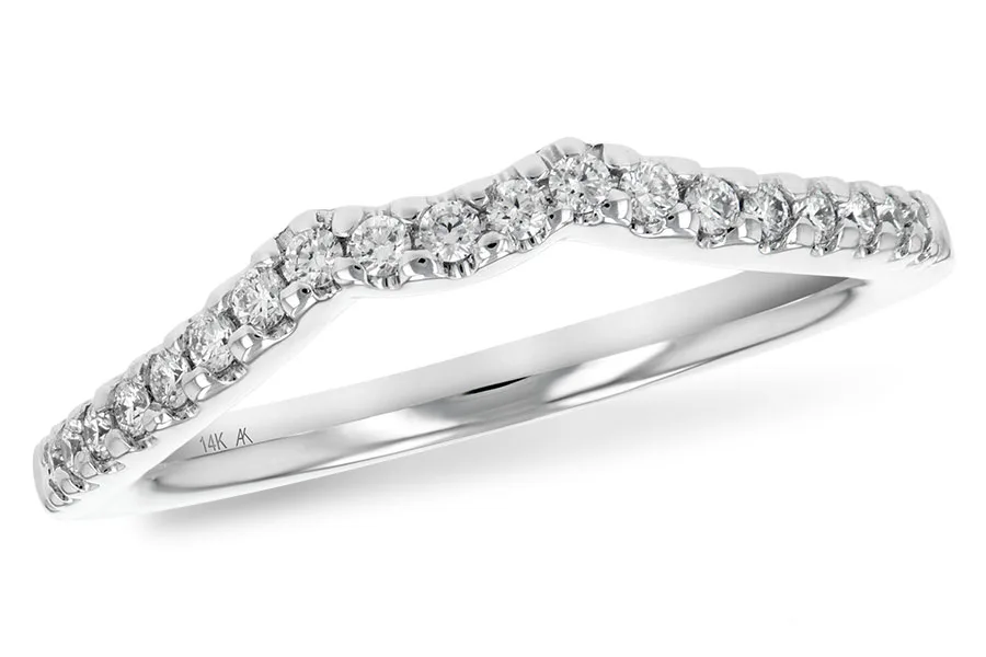 Diamond Wedding Band in white gold