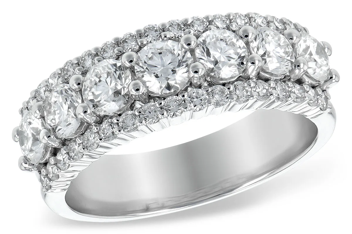 Diamond Wedding Band in white gold