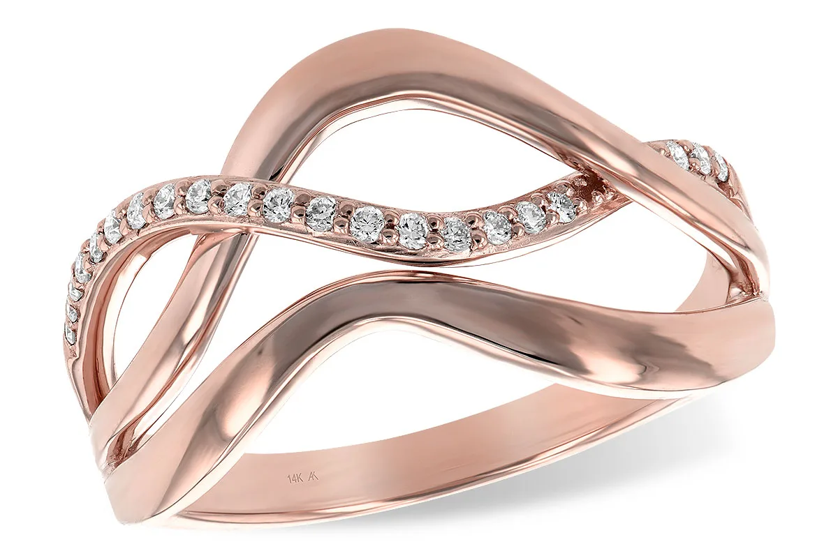 Diamond Ring in rose gold