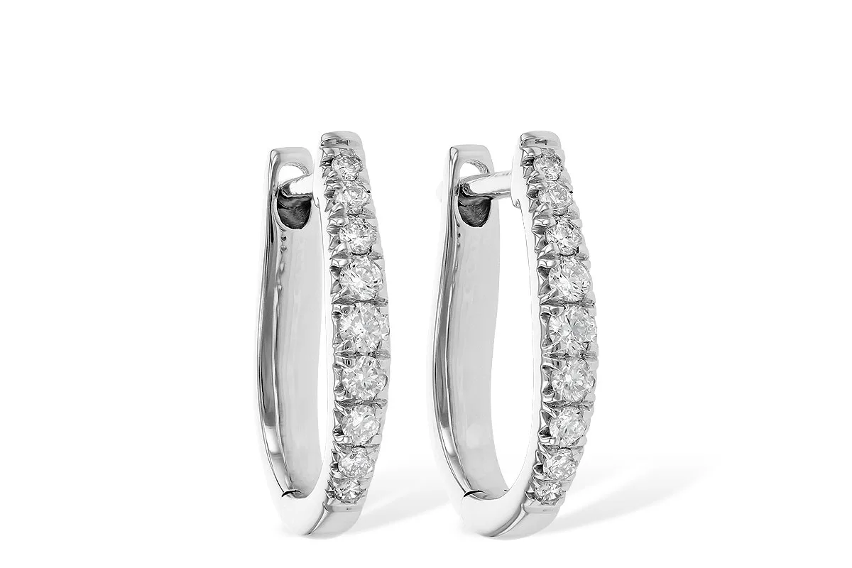 Diamond Earrings in white gold
