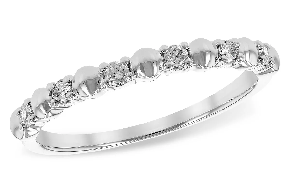 Diamond Wedding Band in white gold