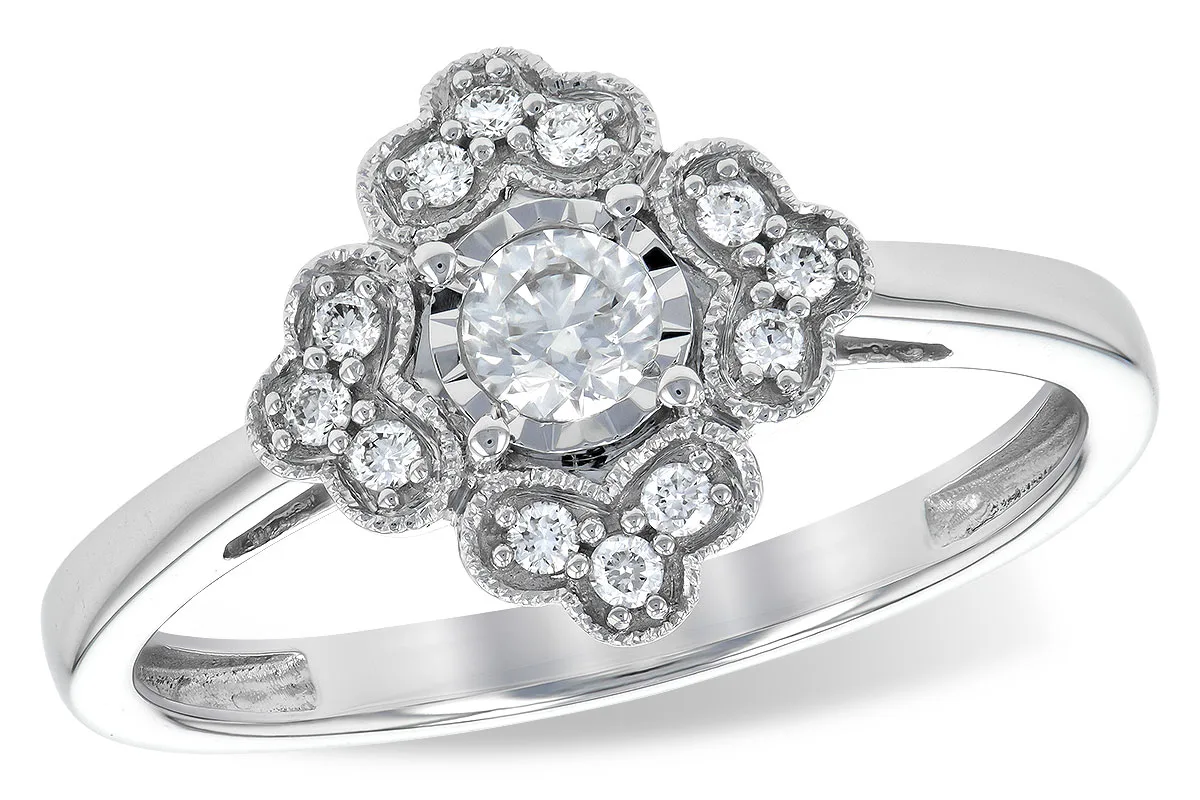 Diamond Ring in white gold