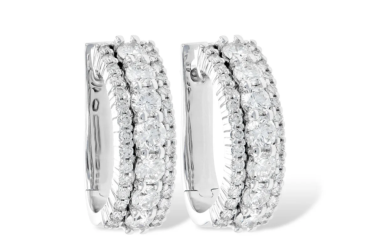 Diamond Earrings in white gold