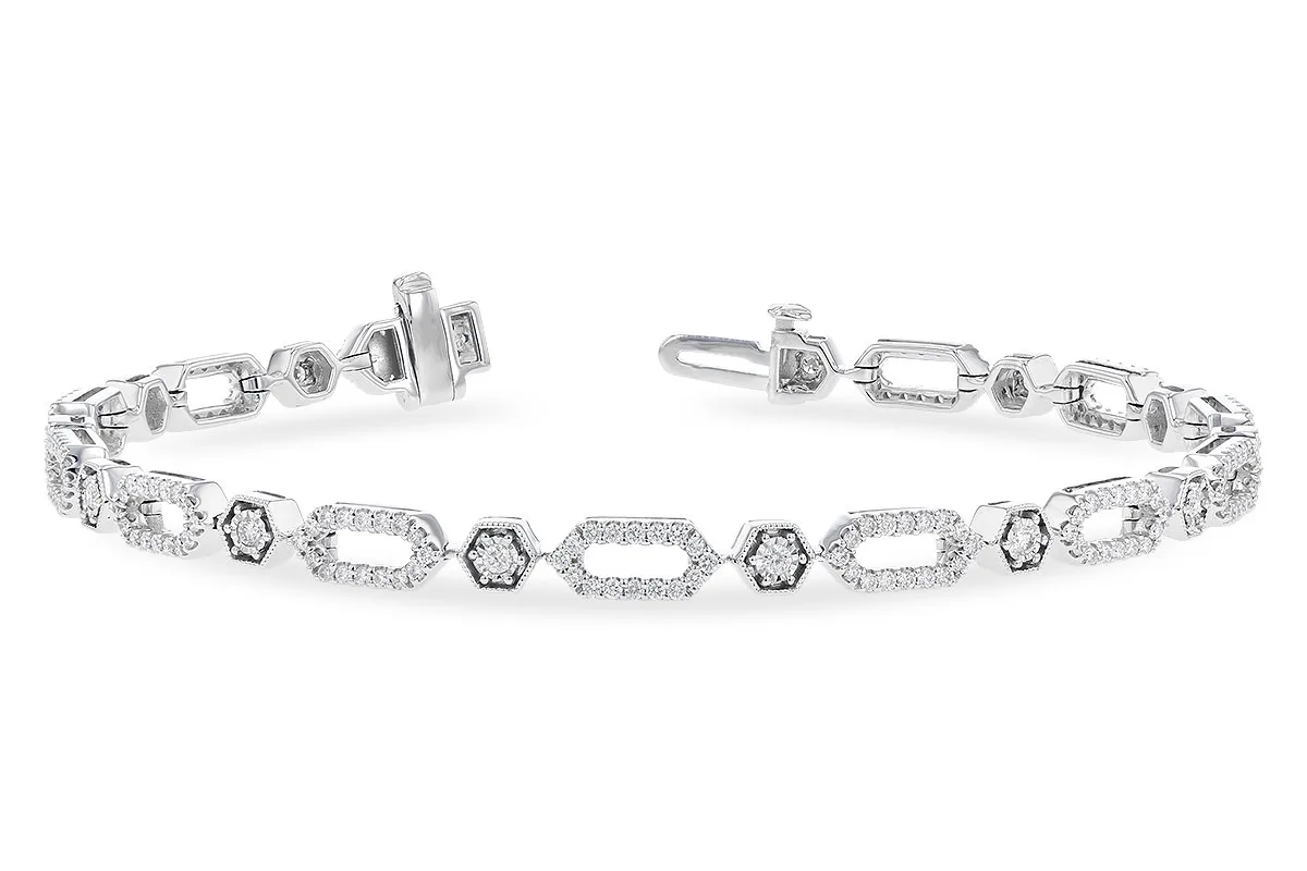 Diamond Bracelet in white gold