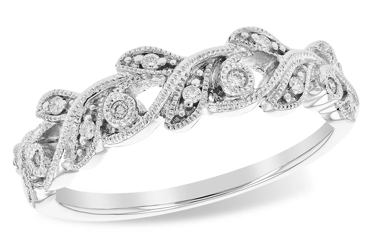 Diamond Wedding Band in white gold