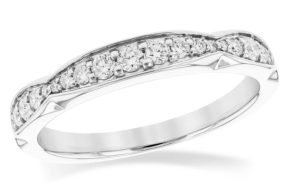 Diamond Wedding Band in white gold