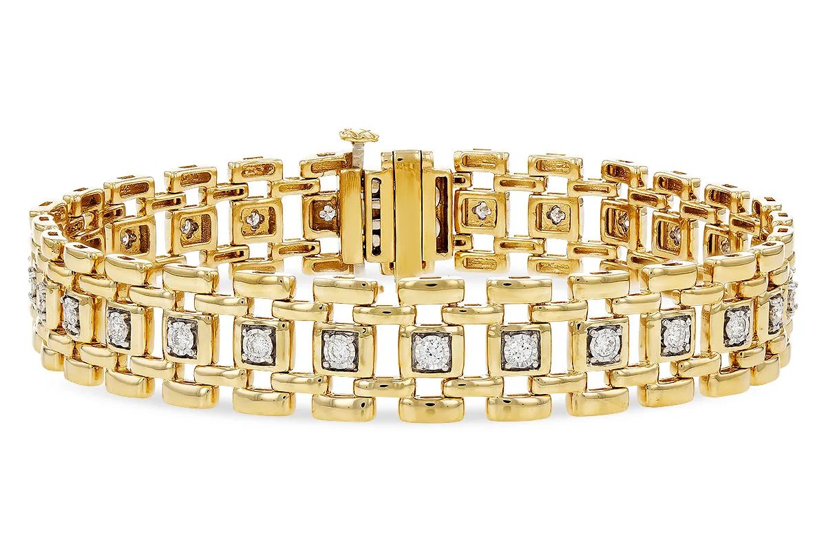Diamond Bracelet in yellow gold
