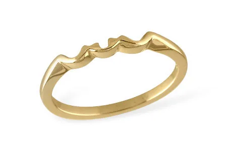 Gold Wedding Band in yellow gold