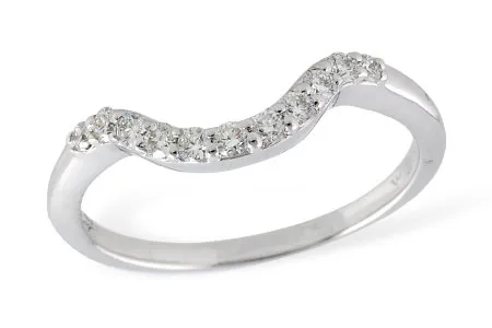 Diamond Wedding Band in white gold