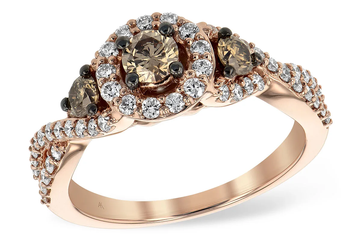 Diamond Ring in rose gold