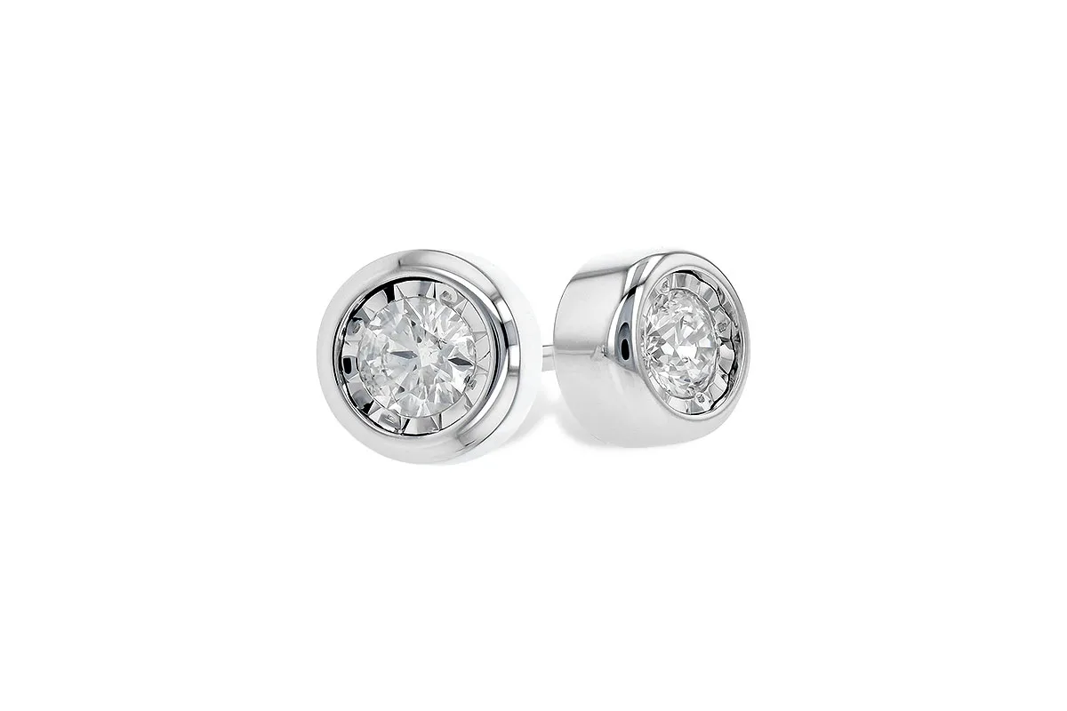 Diamond Earrings in white gold