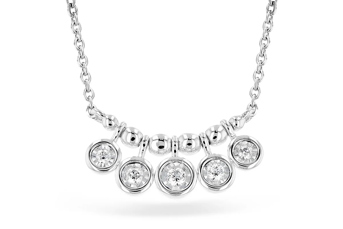 Diamond Necklace in white gold