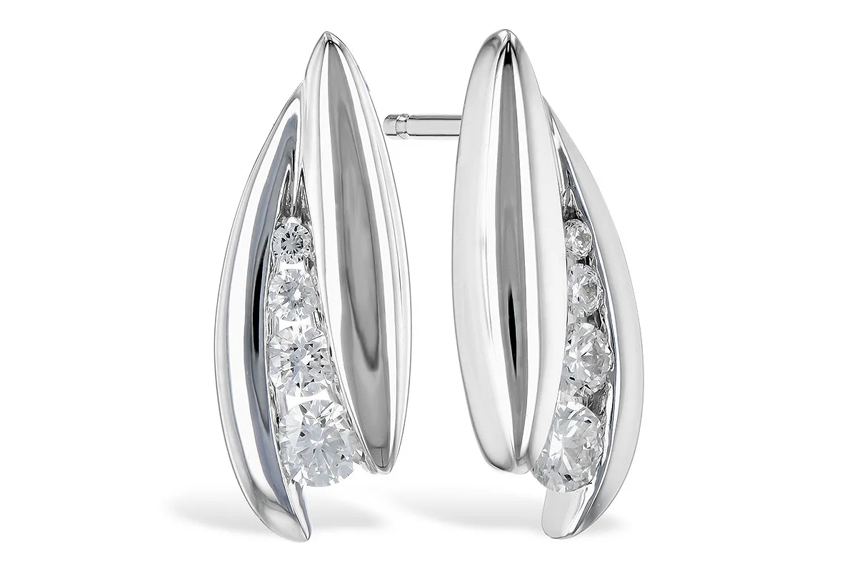 Diamond Earrings in white gold
