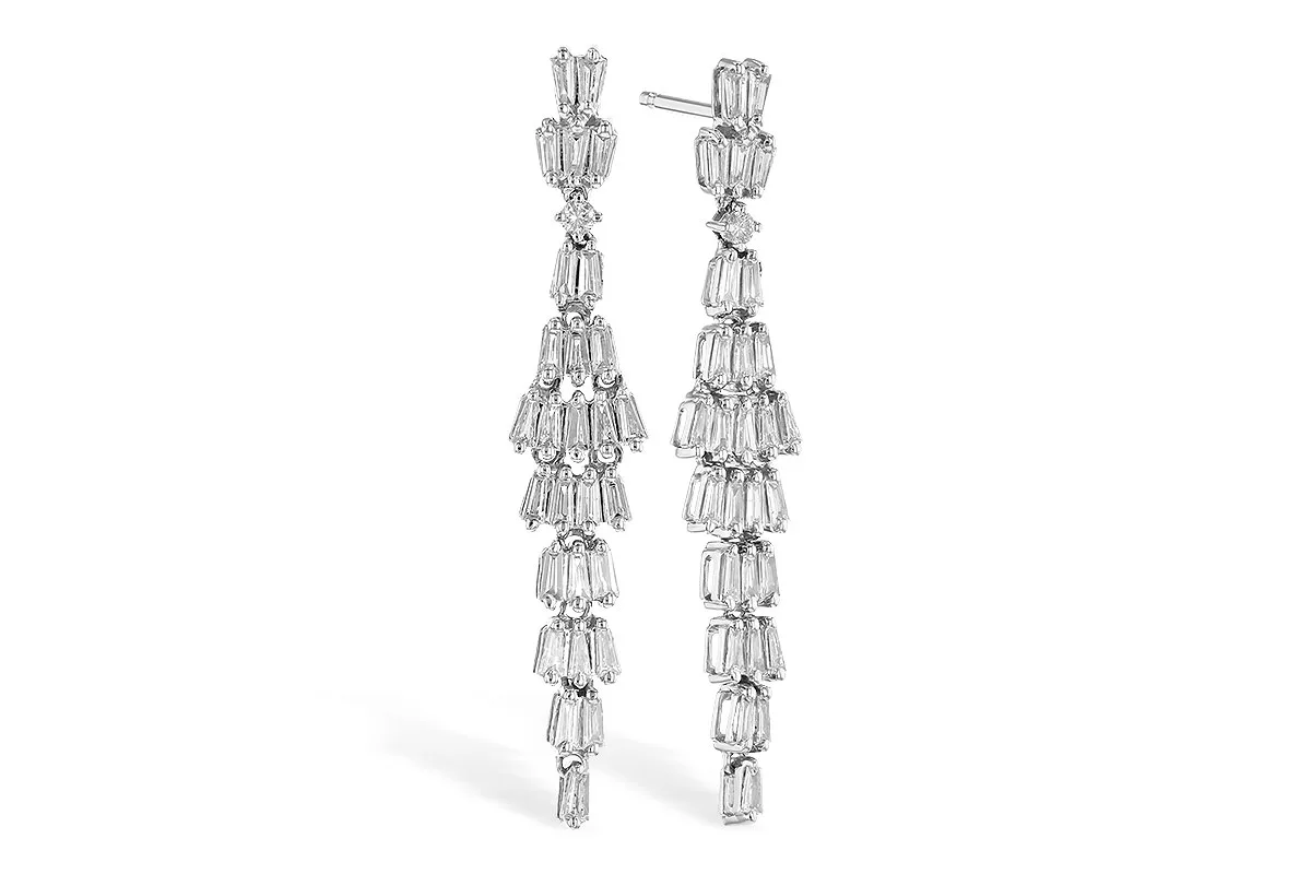 Diamond Earrings in white gold