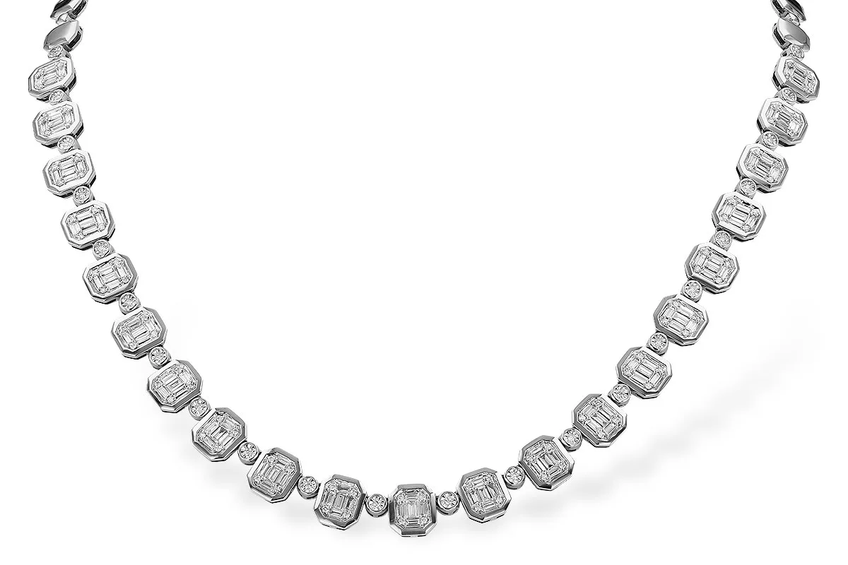 Diamond Necklace in white gold