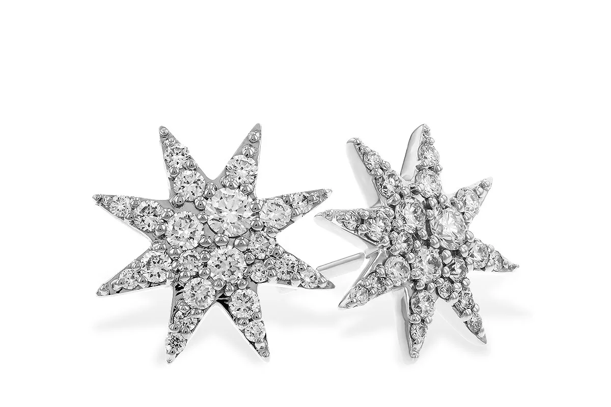 Diamond Earrings in white gold