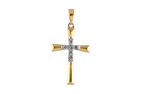 Diamond Pendant in yellow gold