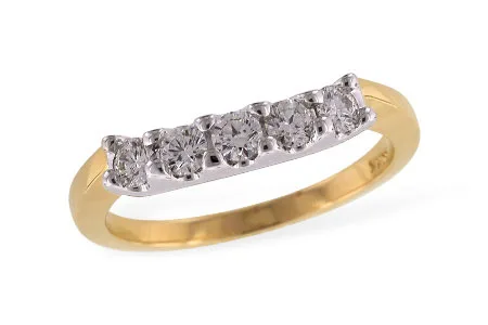 Diamond Ring Enhancer in yellow gold
