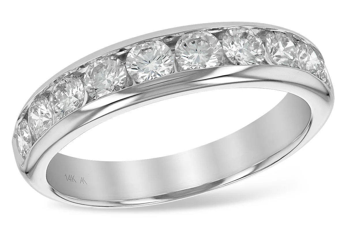 Diamond Wedding Band in white gold