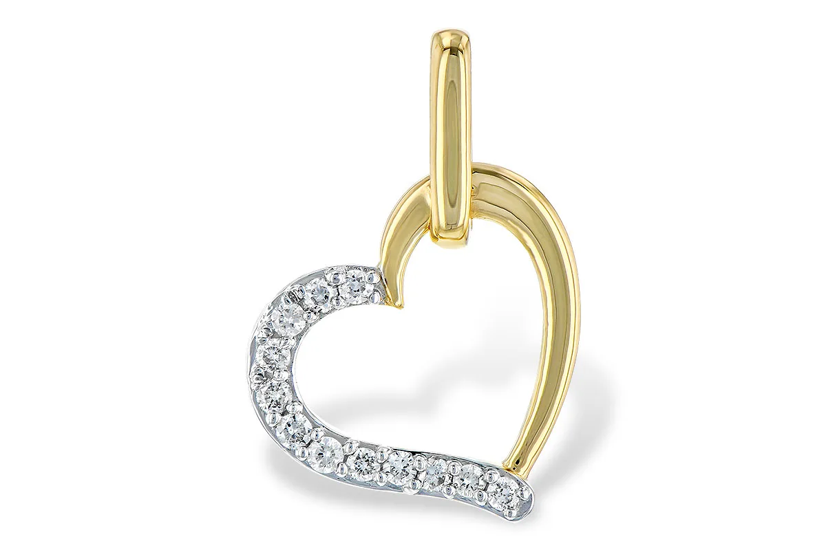 Diamond Pendant in yellow gold