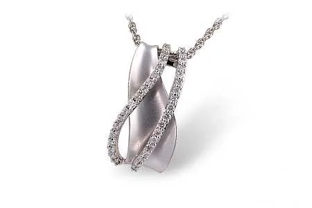 Diamond Necklace in white gold