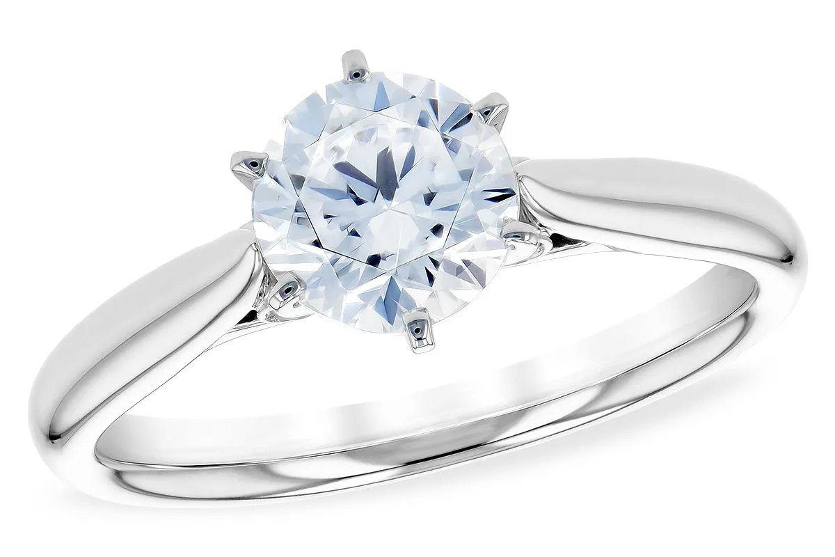 Diamond Semi-Mount Engagement Ring in white gold