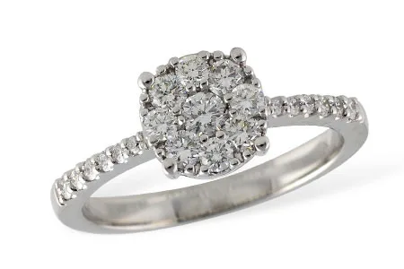 Diamond Ring in white gold